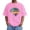 Pink, variant on Men T Shirts Distressed Graphic Print Tee Casual Plus Size Loose Fit Summer Top Black L