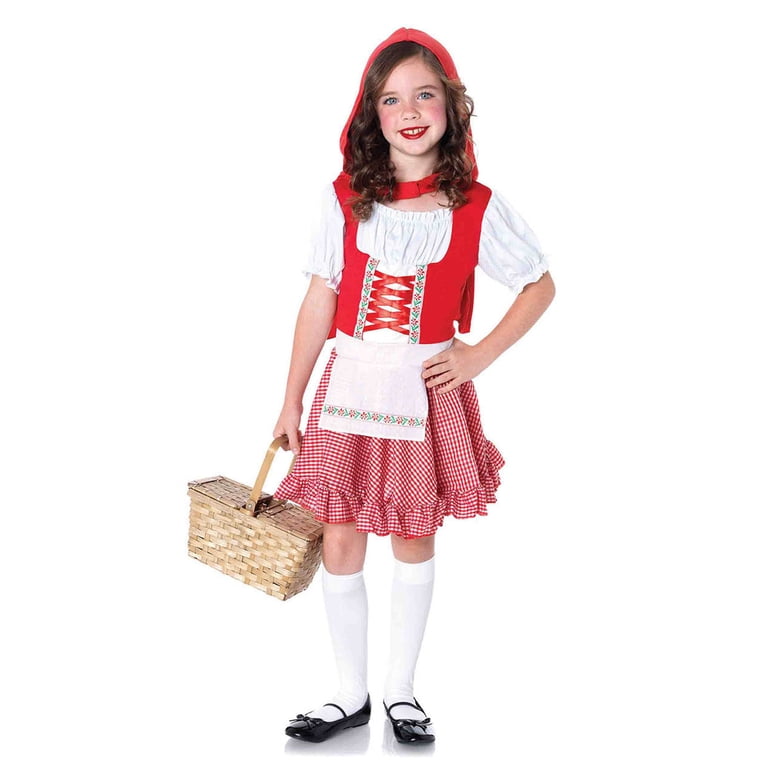 Leg Avenue Kid's Lil Miss Red Riding Hood Costume - Walmart.com