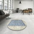 thumbnail image 3 of Ahgly Company Indoor Rectangle Traditional Slate Blue Grey Persian Area Rugs, 8' x 10', 3 of 6