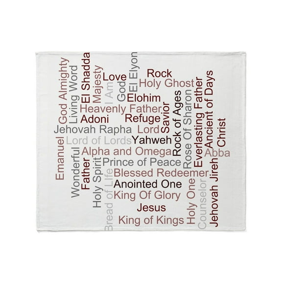 CafePress - Names Of God Throw Blanket - Soft Fleece Throw Blanket, 50"x60" for All Ages