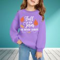 thumbnail image 2 of HUITKMM Girls Winter Warm Pullover Sweatshirt for Toddler Kids Outdoor Activities Casual Printed Top, 2 of 4