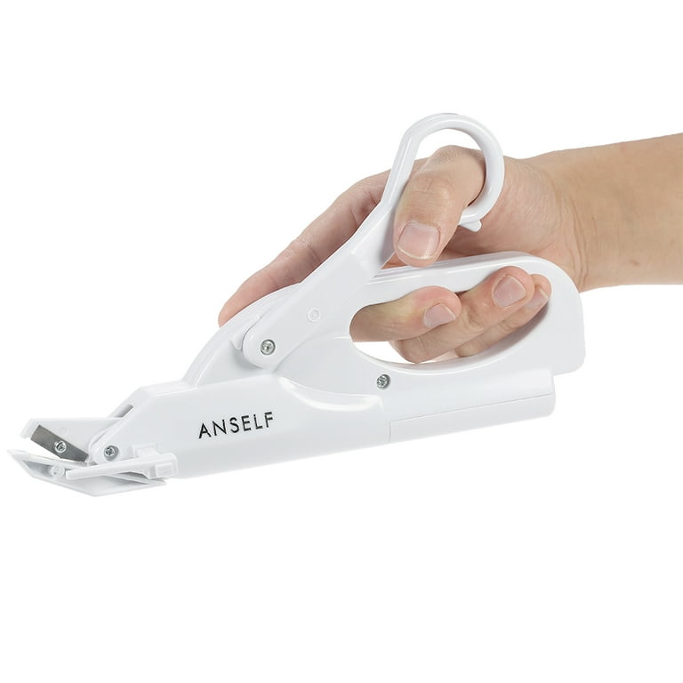 Anself Multipurpose Electric Automatic Scissors Shears Safe Handheld Electric Fabric Sewing Cutting Machine, Size: 23