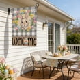 thumbnail image 4 of CaiYueKe Easter Garden Flag Outdoor Holiday Decoration Bunny Egg Printed Polyester Flag for Patio Yard Spring Home Ambiance Welcome Double Sided Seasonal Decor, 4 of 7
