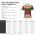 thumbnail image 4 of Rocae Christmas Vintage Red Truck for Men's Moisture-Wicking Crew Tee - T-Shirt for Sports, Outdoor Activities, and Casual WearSmall, 4 of 9