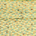 thumbnail image 1 of Ahgly Company Machine Washable Indoor Square Contemporary Tea Green Area Rugs, 8' Square, 1 of 7