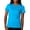 Caribbean Blue, variant on An 880 Ladies Light Weight Tee