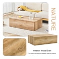 thumbnail image 6 of Gzxs 39.3" Rectangular Coffee Table in Natural Wood Finish, Modern Center Table for Living Room Home Office, No Assembly, 6 of 8