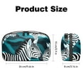 thumbnail image 5 of Zebra Digital Pouch Oxford Fabric Waterproof USB Charger Multi Cable Cord Organizer 5.9x9.44x3.14 in, 5 of 6