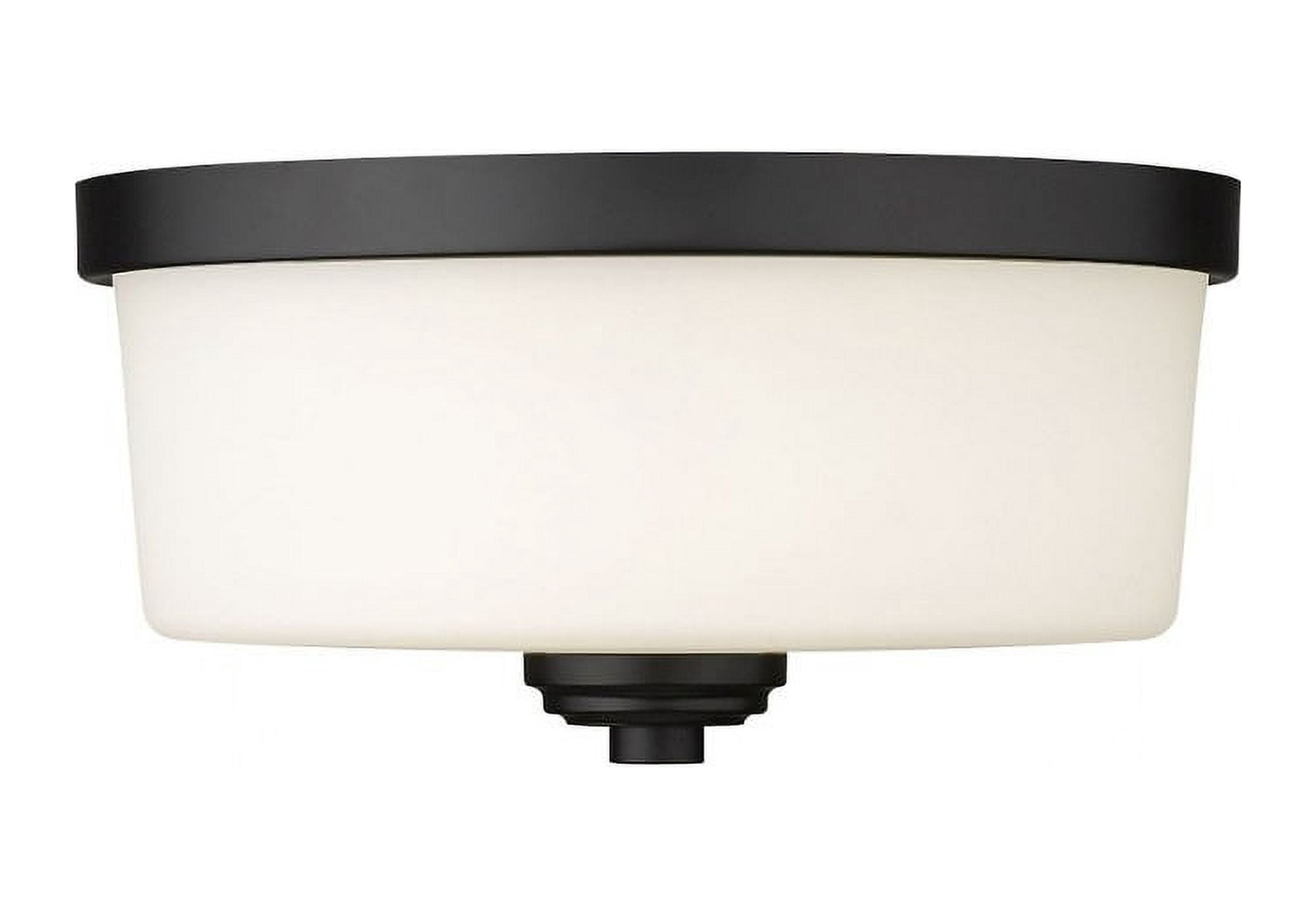 Z-Lite Arlington 2-Light Flush Mount, Bronze