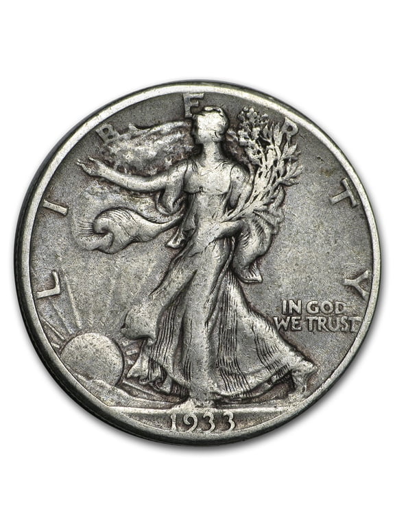 1933-S Walking Liberty Half Dollar Good/VG
