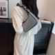 thumbnail image 1 of Bolso bajo el brazo para mujer Bolso bandolera de cuero PU con diamantes Bolso tote plisado (Multicolor) FLhrweasw Nuevo, 1 of 6
