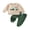 Green, variant on RUINIXCW Toddler Boy Fall Outfit Long Sleeve Crew Neck Pullover Sweatshirt and Pants
