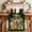 Green Black, variant on St Patricks Day Table Runner - 90 Inch Long Modern Watercolor Dogs Green Shamrock Cotton and Linen Blended Dress Scarves Farmhouse Table Runner for Kitchen Dining, Coffee Table, 13" x 90"