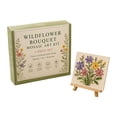 thumbnail image 2 of Wildflower Bouquet Mosaic Art DIY Kit for Adults Beginners,3.5in Handmade Glass Tile Mosaic Craft Set With Wooden Display Easel,for Home Wall Table Decor,Holiday Housewarming Gift, 2 of 6