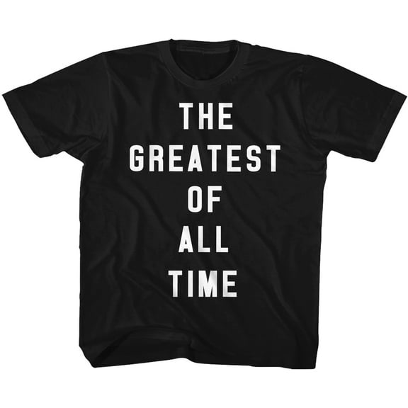Muhammad Ali GOAT Black Toddler T-Shirt