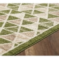 thumbnail image 4 of LBaiet 5' x 7' Green and Beige Geometric Triangle Pattern Rectangular Area Throw Rug, 4 of 4