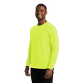 thumbnail image 6 of Gildan High Visibility Safety T-Shirt | Hi Vis Long Sleeve Safety Green Shirt 5.3 oz 50/50 Cotton-Polyester Safety Tee Single Pack Adult Size S, 6 of 6