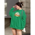 thumbnail image 2 of Cartoon Hungry Ghost Festival Sweatshirt Women - Women Sweatshirt, Large, 2 of 4