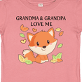 thumbnail image 4 of Inktastic Grandma and Grandpa Love Me Little Fox Boys or Girls Baby T-Shirt, 4 of 5