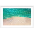 thumbnail image 2 of "White Umbrella Beach" Framed Painting Art Print, 30" x 1.5", 2 of 6
