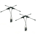 thumbnail image 2 of 2PCS ELRS Dual Band Gemini Receiver 900MHz 2.4GHz ExpressLRS RX Receiver TCXO for RC FPV Long Range Drone Fixed Wing, 2 of 6