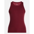 thumbnail image 5 of No Boundaries Ribbed High Neck Tank Top, Women's XXS-XXL, 5 of 5