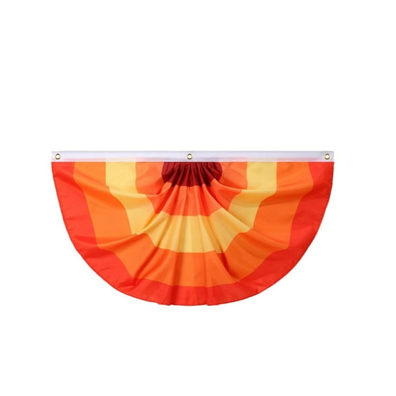 Fall Bunting Thanksgiving Pleated Fan Flag Bunting Fall Banners for Outside Decorations Home Party Decorations