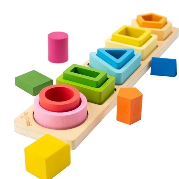Juguete apilable Montessori Symdiro para niños y niñas de 1 a 3 años