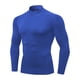 thumbnail image 5 of pstuiky manga larga de hombre, Camisa deportiva transpirable de manga larga y cuello redondo para hombre, color liso camisetas de hombre m, 5 of 5