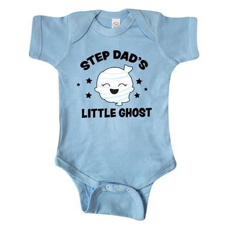 

Inktastic Cute Step Dad s Little Ghost with Stars Gift Baby Girl Bodysuit