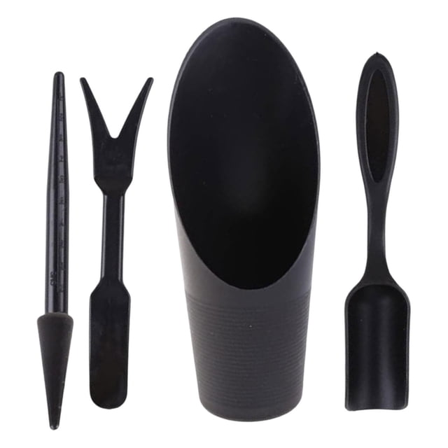 Kit de herramientas manuales para jardín en miniatura. Pequeñas herramientas de jardinería. Ligeras. Profesionales. Compactas. Pala para tierra de