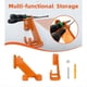 thumbnail image 4 of Colgador para Motosierra, Paquete de 2, Soporte de Pared para Motosierra, Soporte para Motosierra, Organizador para Garaje, Cobertizo de Almacenamiento, Montaje Organizador, 4 of 5