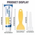 thumbnail image 3 of Drywall Repair Kit, Wall Spackle Paste, Wall Mending Agent Putty with Scraper, Quick and Easy to Fill The Holes for Wall Crack, Nail Hole, Graffiti, Wall Surface, 120g, 3 of 8