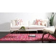 thumbnail image 4 of Rugs.com Fleur Collection Rug – 5' x 8' Pink Medium-Pile Rug Perfect For Bedrooms, Dining Rooms, Living Rooms, 4 of 9