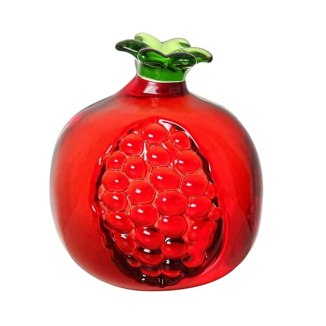 simhoa Artificial Fruit Figurine Craft Sculpture for Office Dining Table Decor Home Pomegranate