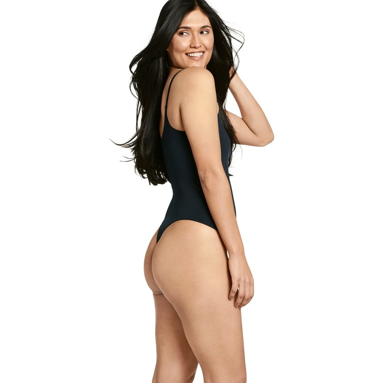 Jockey® Essentials Women's Slimming Thong Back Bodysuit, Seamfree  Shapewear, All Over Smoothing, Sizes Small-3XL, 5670