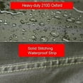 thumbnail image 5 of Riding Lawn Mower Cover, Waterproof Heavy Duty 210D Storage For Ride On Lawnmower Tractor, 5 of 5
