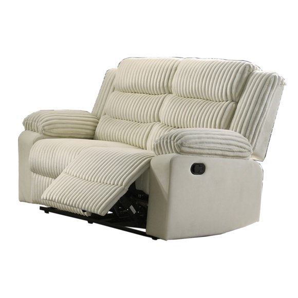 Oliver Recliner Love Seat, Cream