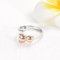 thumbnail image 2 of Constantlife Cut Cat Stainless Steel Finger Ring Pet Cremation Urns for Cat Ashes Jewellery Urn Ring, 2 of 5
