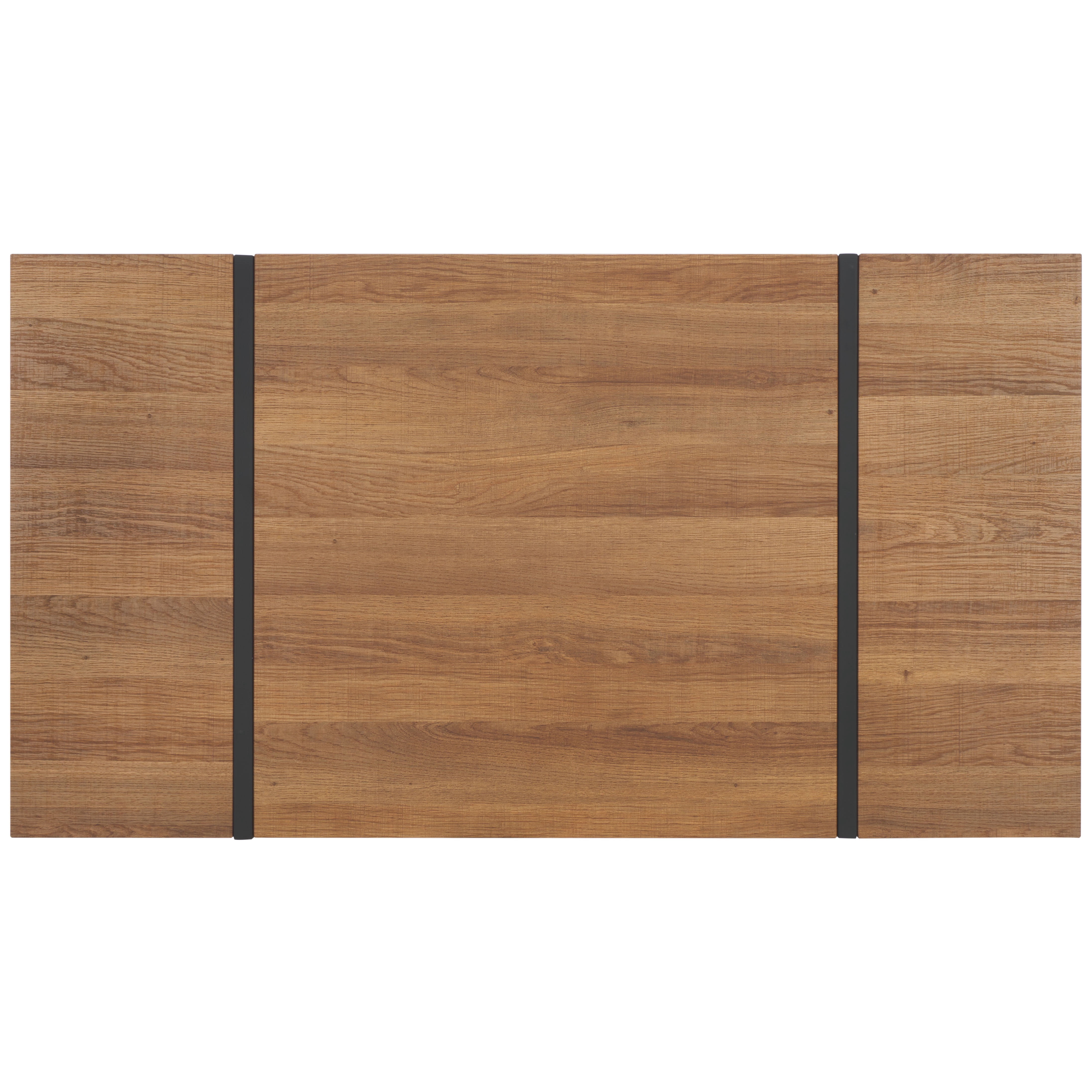 SAFAVIEH Tristan Contemporary Wood Coffee Table, Natural Brown Top/Black