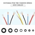 thumbnail image 3 of Surtido de 180 ojales de goma, ojales de goma de alto sellado para cables de enchufe de cable, automóviles, camiones, M2, M2.5, M3, M4, M5, M6, M8, M10, 3 of 5