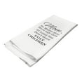thumbnail image 2 of ThisWear Mom Gifts for Women Mom At Least You Don't Have Ugly Children Bold Text Decorative Kitchen Towel White, 2 of 5