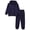 Navy, variant on Akiihool Suit for Baby Boy Toddler Baby Boy Fall Winter Outfits Letter Crewneck Sweatshirt Casual Pants 2Pcs Clothes Set (Grey,8-9 Years)