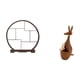 thumbnail image 5 of Soporte De Exhibición De Animales De Madera, Organizador De Estatuas, Estante Decorativo Para El Hogar, Oficina, Dormitorio, Estantería, Recuerdo De Fiesta, Decoración De Almacenamiento, 5 of 8