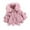 Pink, variant on Godderr Baby Toddler Girls Warm Coat for Kids Winter Jacket Thick Fleece Coat Solid Color Casual Comfort Long Sleeve Outerwear for 1-7Y