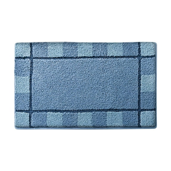 Elainilye Plush Pile Entrance Floor Mat, Non Slip Doorway Carpet Rug, Thick Comfort Layer for Living Room Bedroom Childrens Play Area Foot Wipe