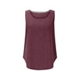thumbnail image 3 of FAIWAD Summer Tank Tops for Women Sleeveless Scoop Neck Loose Casual Basic Shirts Teen Girls Workout Vacation Blouse, 3 of 7