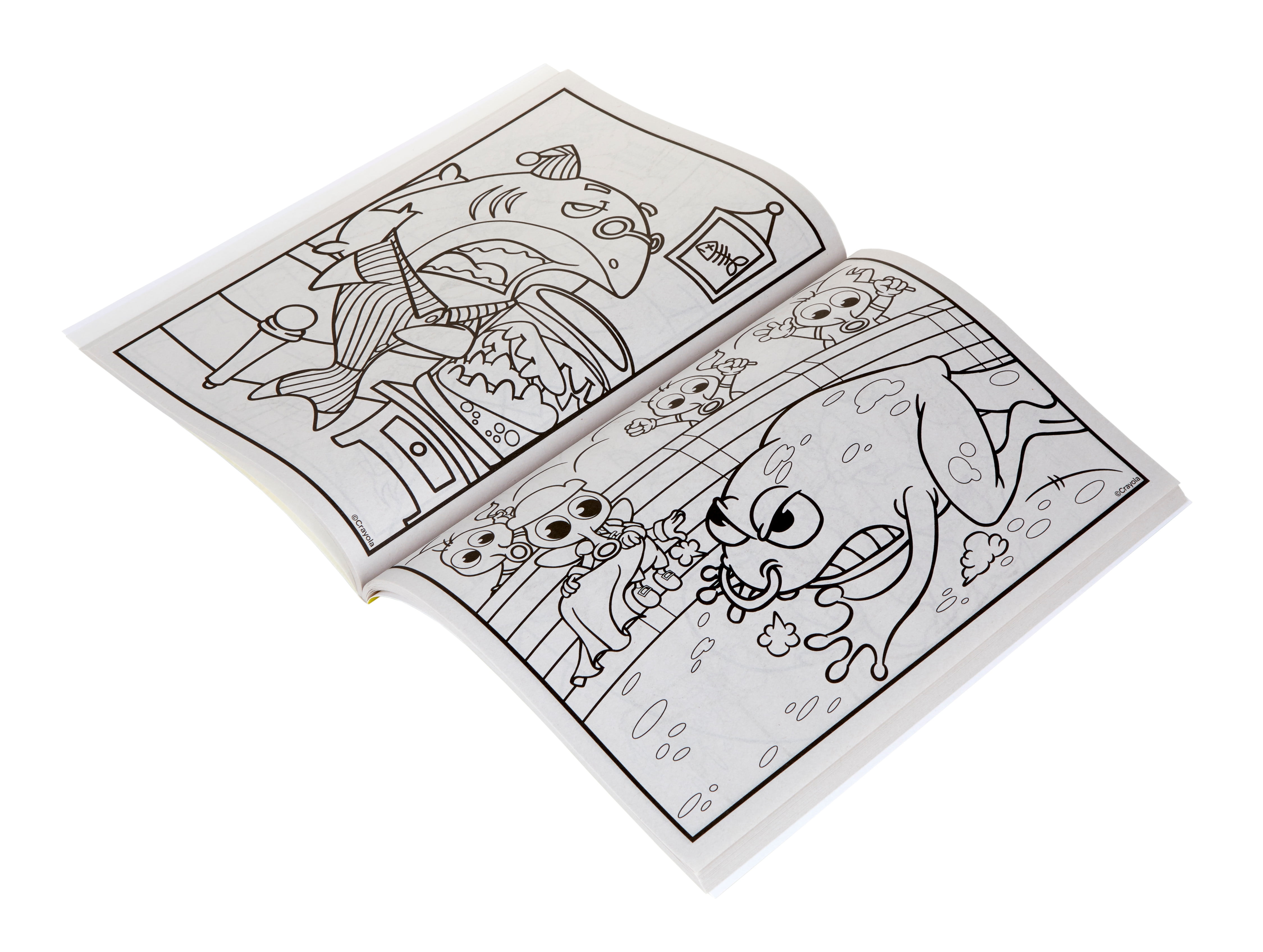 96 Coloring Pages 6 Crayola Fairy Tale Coloring Book with Stickers 4 Ages 3 Gift for Kids 5