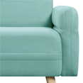 thumbnail image 6 of Renwick 46.5'' W Modern Fabric 2 Seater Sofa with Lumbar Pillows for All Ages, Aquamarine, 6 of 9