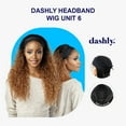 thumbnail image 2 of Ebo Dashly Synthetic Headband Wig Hb Unit 6 Bohemian Wave 26” ( 2 Dark Brown ), 2 of 5